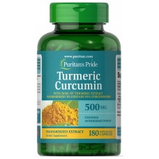 Puritans Pride Turmeric Curcumin 500 mg 180 Capsules