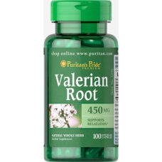 Puritans Pride Valerian Root 450 mg 100 Cap	