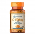 Puritans Pride Vitamin C-500 mg with Bioflavonoids and Rose Hips 100 Cap