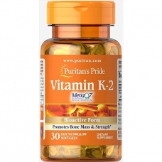 Puritans Pride Vitamin K-2 (MenaQ7) 100 mcg 30 Softgels