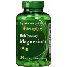 Puritans pride Magnesium 500 mg 250 tab