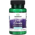Swanson Zinc Citrate 50 mg 60 Capsules