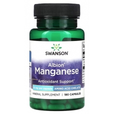 Swanson, Albion Manganese, 10 mg, 180 Capsules