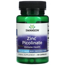 Swanson Zinc Picolinate 22 mg 60 Capsules 