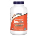 NOW Foods, Certified Organic Inulin, Prebiotic Pure Powder, 1 lb (454 g)