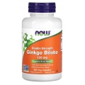 NOW Foods Ginkgo Biloba Double Strength 120 mg 100 Veg Capsules