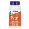 NOW Foods Boron 3 mg 100 Veg Capsules