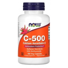 NOW Foods C-500 Calcium Ascorbate-C 100 Capsules