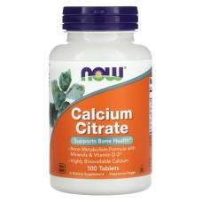 NOW Foods Calcium Citrate 100 Tablets (термін придатності 8/26)