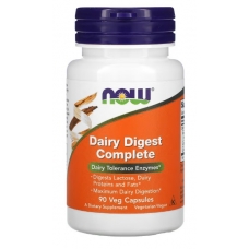 NOW Foods Dairy Digest Complete 90 Veg Capsules