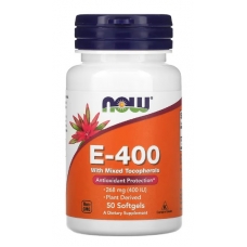 NOW Foods E-400 268 mg (400 IU) 50 Softgels
