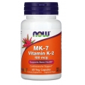 NOW Foods MK-7 Vitamin K-2 100 mcg 60 Veg Capsules