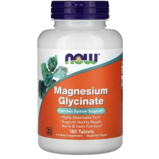 NOW Foods Magnesium Glycinate 180 Tablets