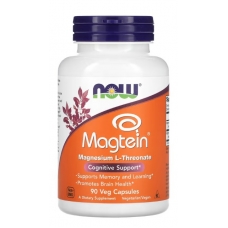 NOW Foods Magtein® Magnesium L-Threonate 90 Veg Capsules