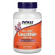 NOW Foods Non-GMO Lecithin 3600 mg 100 Softgels (1200 mg per Softgel)