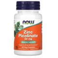 NOW Foods Zinc Picolinate 50 mg 60 Veg Capsules