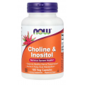 NOW Foods Choline & Inositol 100 Veg Capsules