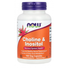 NOW Foods Choline & Inositol 100 Veg Capsules