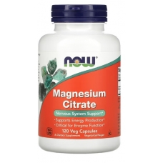 NOW Foods Magnesium Citrate 120 Veg Capsules