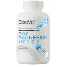 OstroVit Triple Magnesium + B6 P-5-P 90 caps