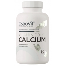OstroVit Vitamin D3 + K2 + Calcium 90 tabs