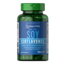 Puritans Pride Non-GMO Soy Isoflavones 750 mg 120 caps (жіноче здоров'я)