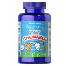 Puritan's Pride Pre-Vites Children's Multivitamin 100 Chewables