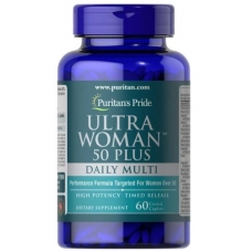 Puritan's Pride Ultra Woman™ 50 Plus Multi-Vitamin with Zinc 60 Caplets