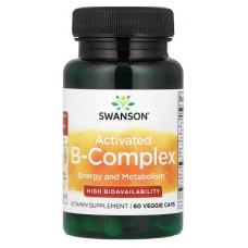Swanson Activated B-Complex 60 Veggie Caps