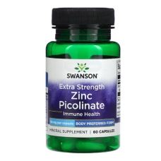 Swanson Extra Strength Zinc Picolinate 50 mg 60 Capsules