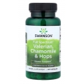 Swanson Full Spectrum® Valerian Chamomile & Hops 60 Capsules