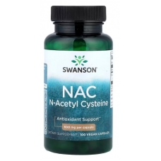 Swanson NAC 600 mg 100 Vegan Capsules