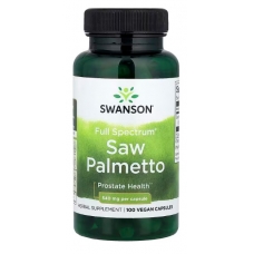 Swanson Full Spectrum® Saw Palmetto 540 mg 100 Vegan Capsules
