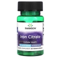 Swanson Iron Citrate Active Form 25 mg 60 Veggie Capsules
