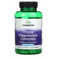 Swanson Triple Magnesium Complex 400 mg 100 Capsules