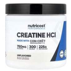 Nutricost Creatine HCl Unflavored (225 g) (гідрохлорид)
