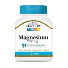 21st Century Magnesium 250 mg 110 Tablets 