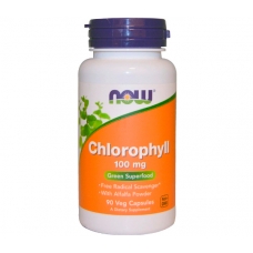 NOW Foods Chlorophyll 100 mg 90 Veg Capsules 