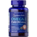 Puritan's Pride Omega-3 Fish Oil 1000 mg (300 mg Active Omega-3) 100 Softgels