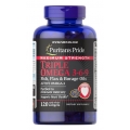 Puritans Pride Maximum Strength Triple Omega 3-6-9 Fish, Flax & Borage Oils 120 cap