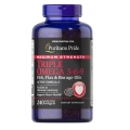 Puritans Pride Maximum Strength Triple Omega 3-6-9 Fish, Flax & Borage Oils 240 cap