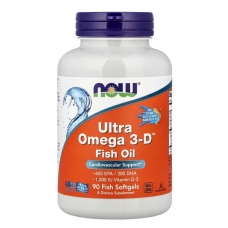 NOW Foods Ultra Omega 3-D™ Fish Oil 90 Fish Softgels