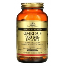 Solgar Omega 3 EPA & DHA Triple Strength 950 mg 100 Softgels