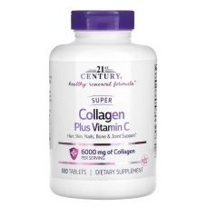 21st Century Super Collagen Plus Vitamin C 180 Tablets