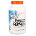 Doctor's Best Glucosamine Chondroitin MSM with OptiMSM® 240 Capsules 