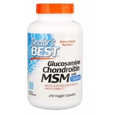 Doctor's Best Glucosamine Chondroitin MSM with OptiMSM® 240 Capsules 