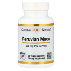 California Gold Nutrition Peruvian Maca 500 mg 90 Veggie Capsules