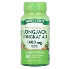 Nature's Truth Longjack Tongkat Ali Maximum Strength 120 Quick Release Capsules (800 mg per Capsule)