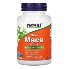 NOW Foods Maca Raw 750 mg 90 Veg Capsules