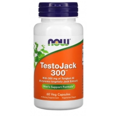 NOW Foods TestoJack 300 300 mg 60 Veg Capsules